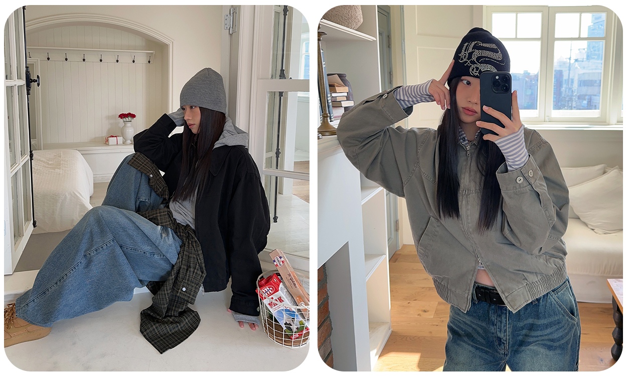 색감이 이쁜
다잉 워크자켓!