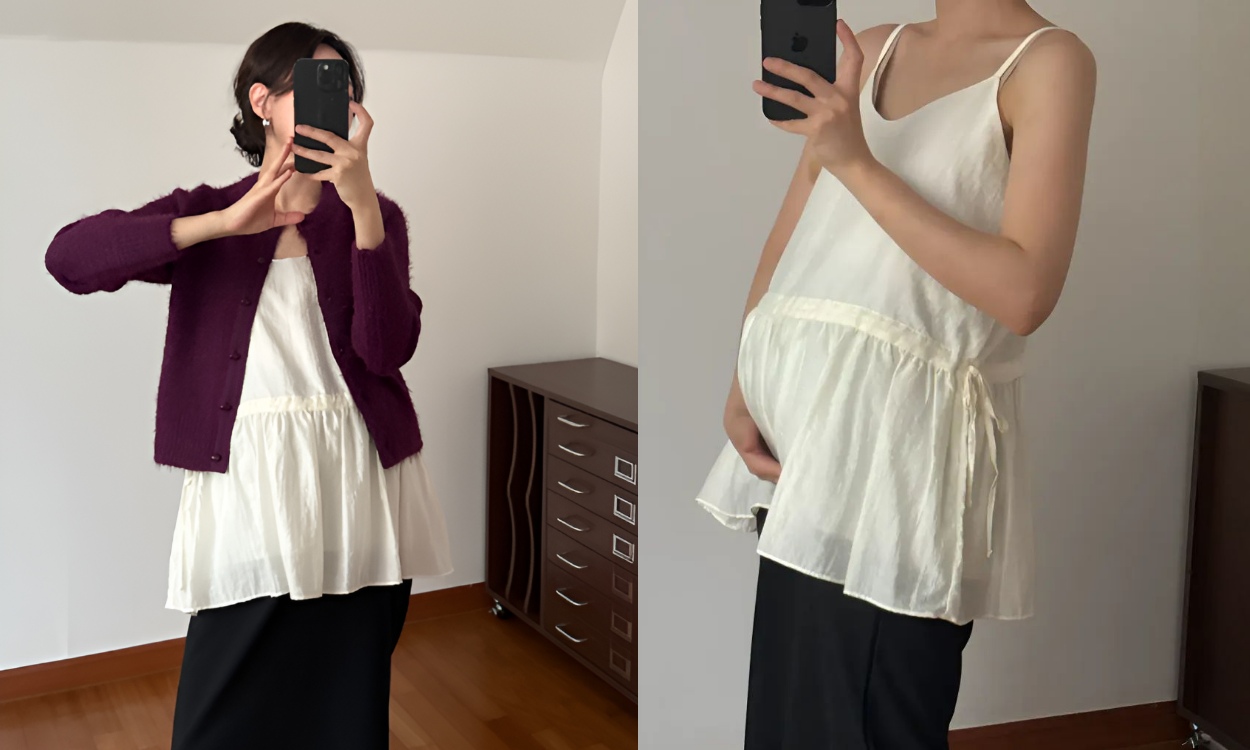 임산부 만능 이너템
레이어드 뷔스티에