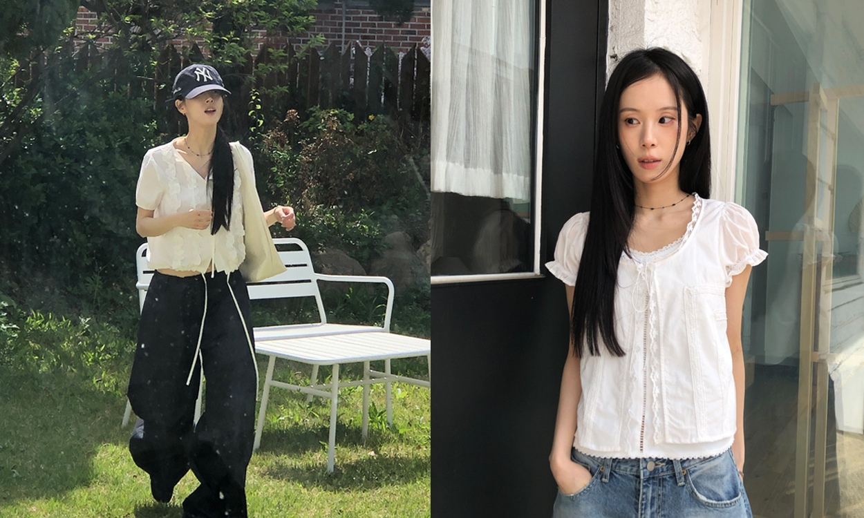 봄과 여름 사이 
로맨틱 블라우스 아카이브