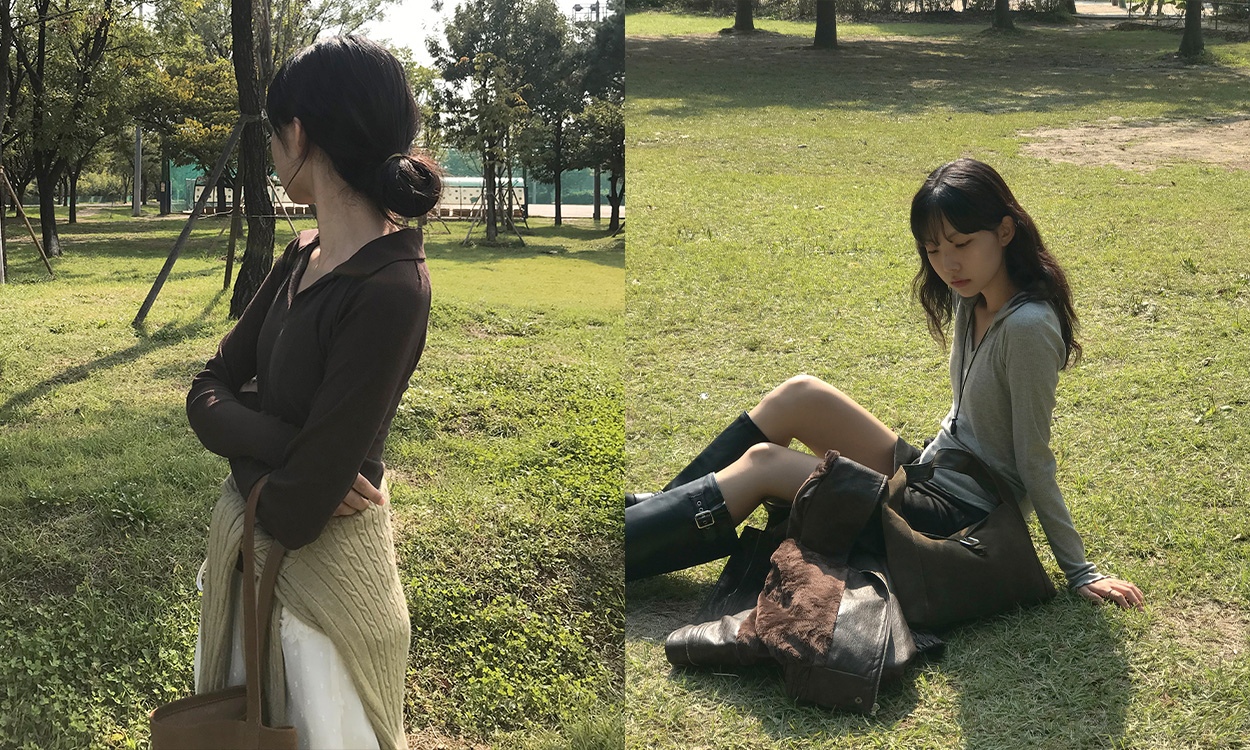 트렌디한 무드 연출
데일리 카라 티셔츠