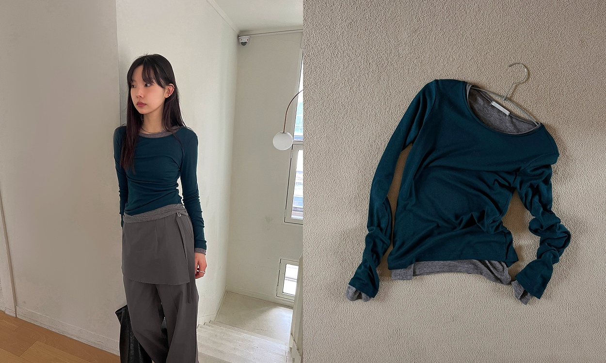 울텐셀 레이어드 티-!
데일리 개강룩템으로 추천