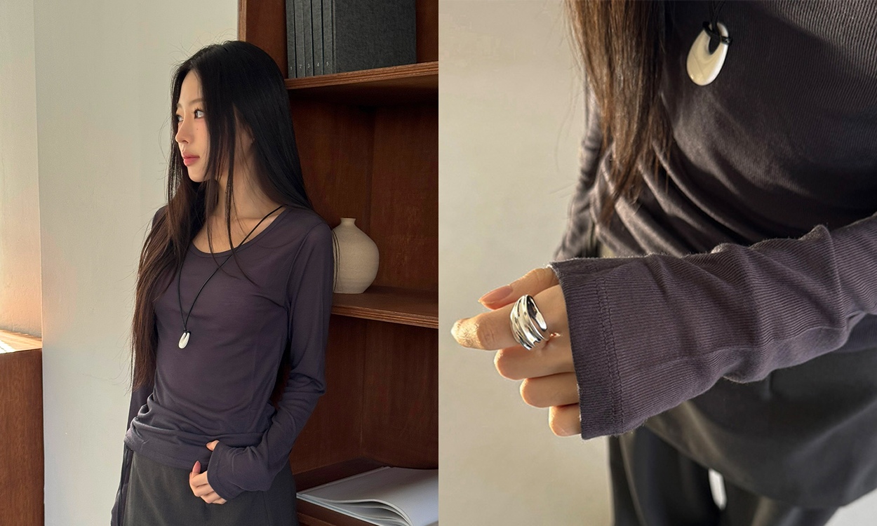 인기폭발 사계절 기본템
 레이어드 세미 슬림핏